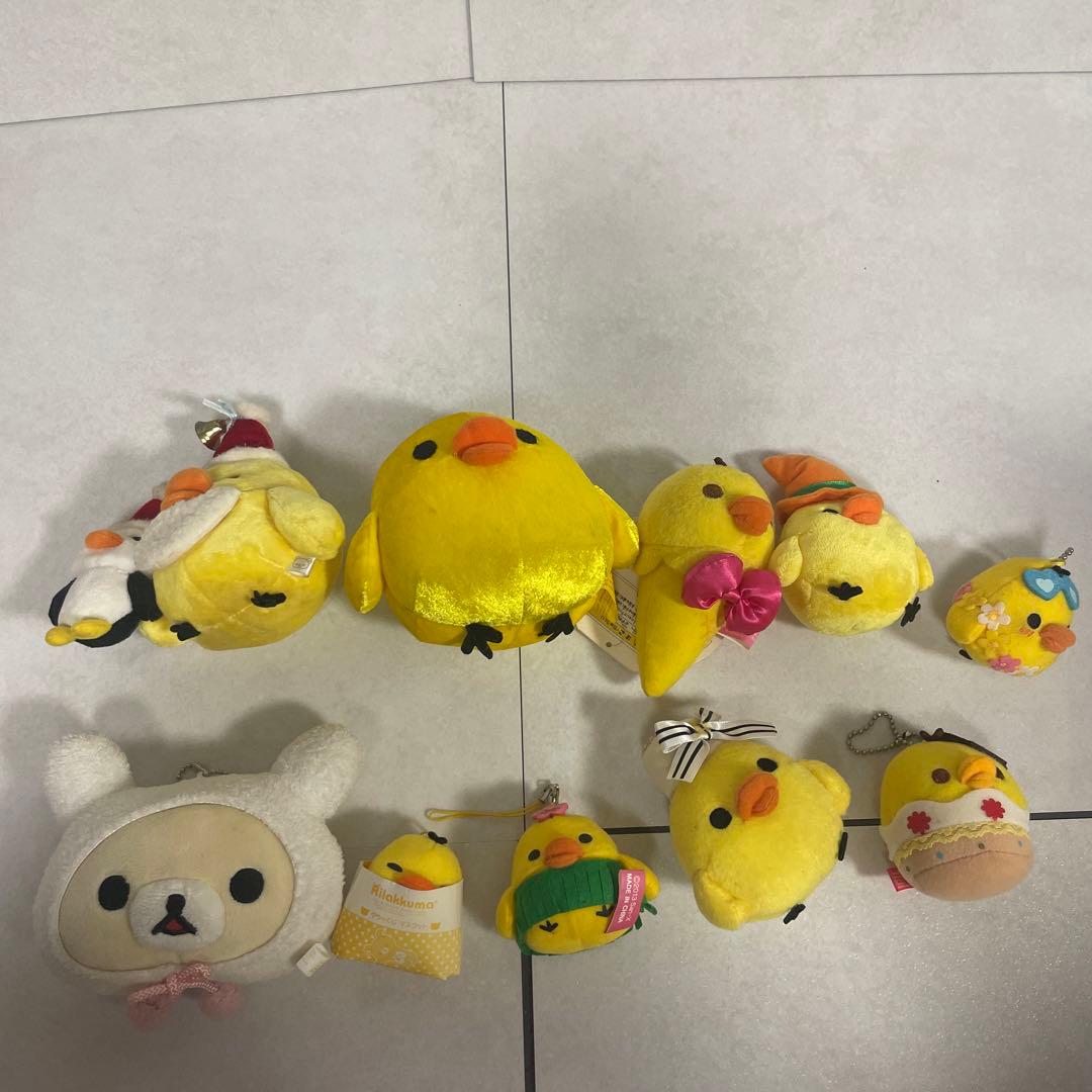 リラックマ　コリラックマ　キイロイトリ　ぬいぐるみ　まとめ売り売り　110個