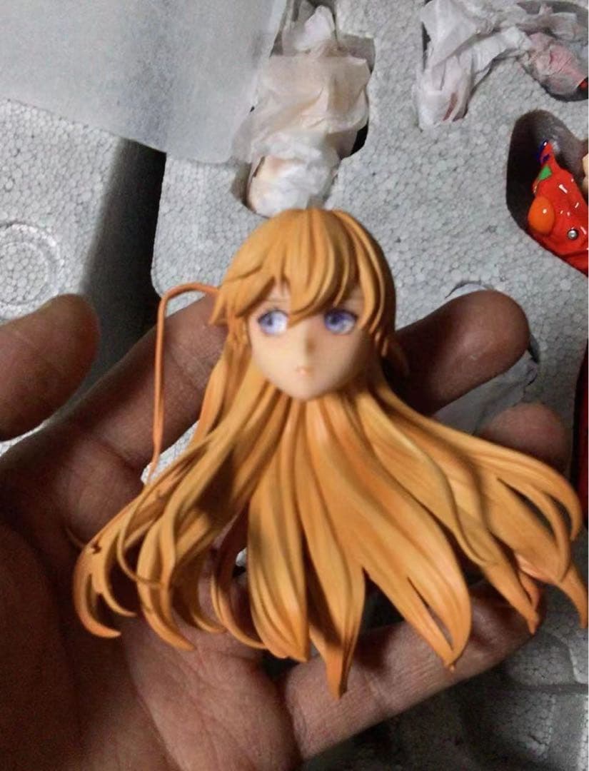 新世紀エヴァンゲリオン アスカ ガレージキット ガレキ スタチュー ①②