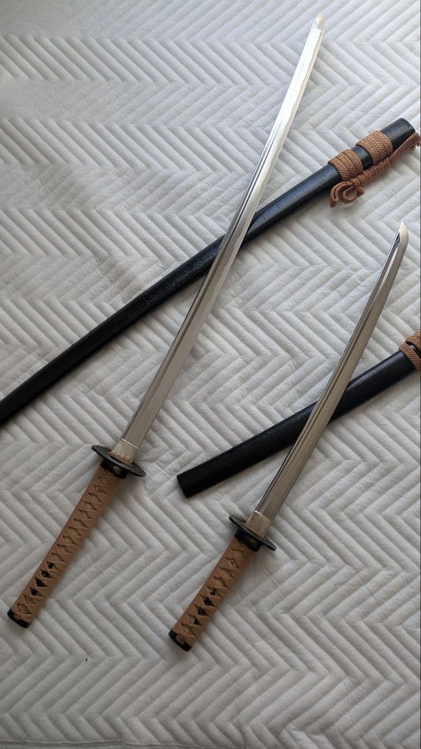 模造居合美術刀　日本アンティックギャラリー製　「五郎入道正宗」写し大小セット