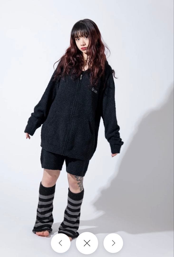 【完売品】GIBOUS FLUFFY LOGO ROOM WEAR SET UP
