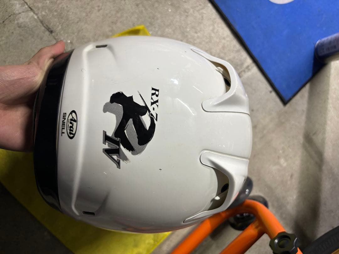 arai RX7 RR4 59-60cm フルフェイスヘルメット　白ヘル