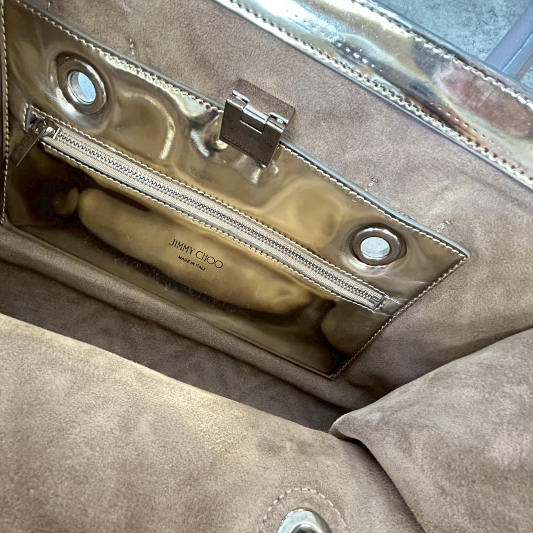 JIMMY CHOO ジミーチュウ フリンジ ハンドバッグ 　 Rg276