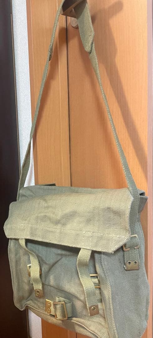 レア　実物　ベルギー陸軍　ビンテージ　メッセンジャーバックパック　サバゲー