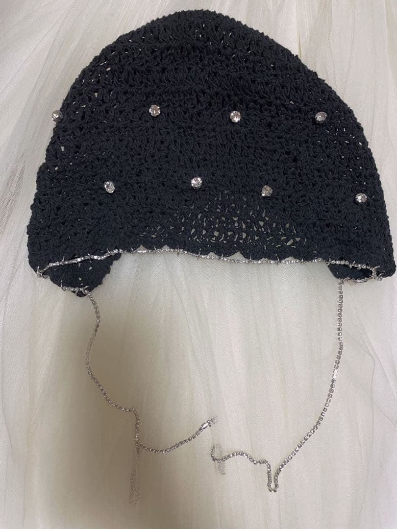 帽子 LITMUS maison lulu pinot Isabel hood BLK