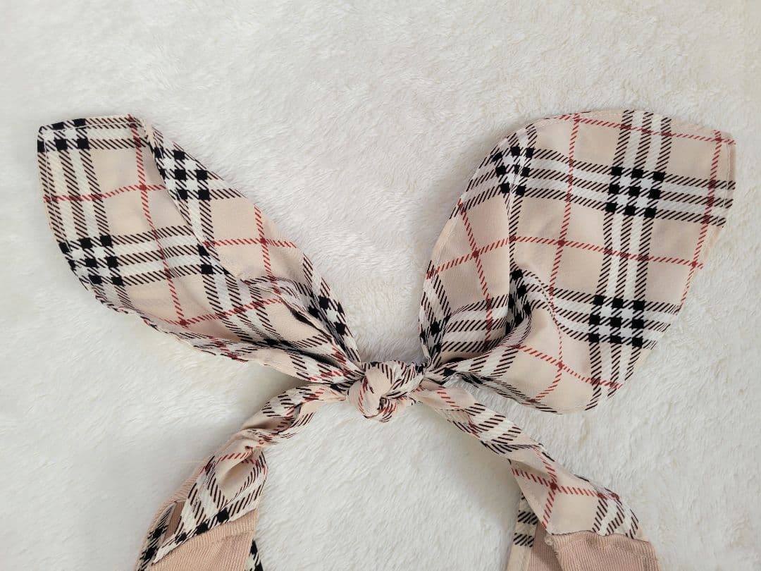 BURBERRY BLUE LABEL タンクトップ リボンホルターネック 38