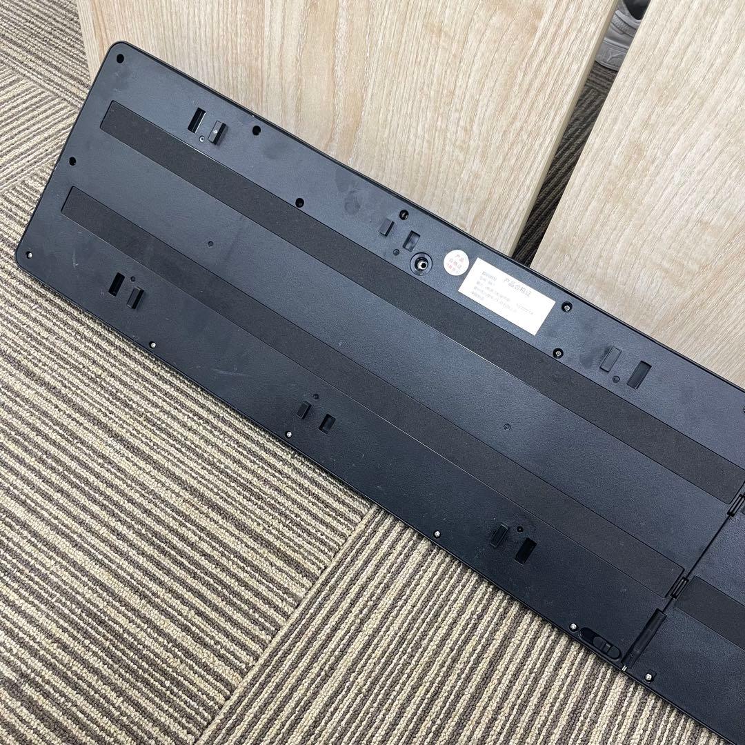 新品◆折りたたみ 電子ピアノ 88鍵盤 光る鍵盤 ブラック