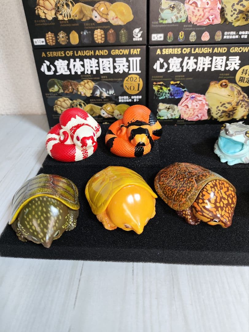 【動物の惑星】スーパーレア★ヤドク+ガメ+ヘビ★廃盤品&限定品!!フィギュア