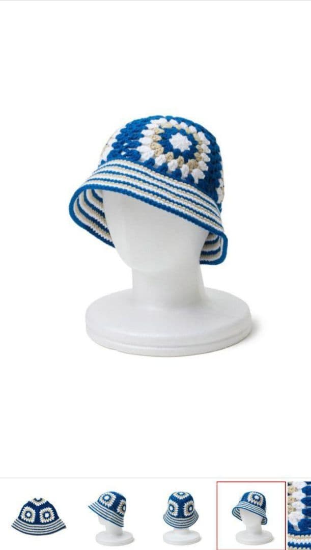 NEWERA ニューエラ クロシェ ニットバケット Croche ネイビー