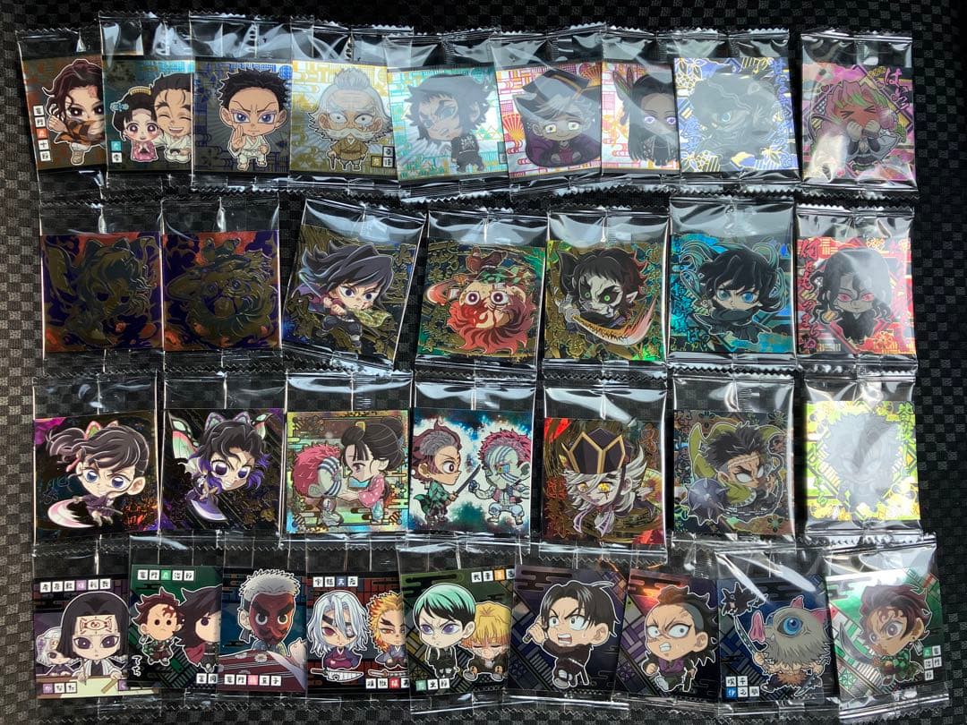 鬼滅の刃　ウエハース　セミコンプ　32種　まとめ売り　シークレット　極レア　無限