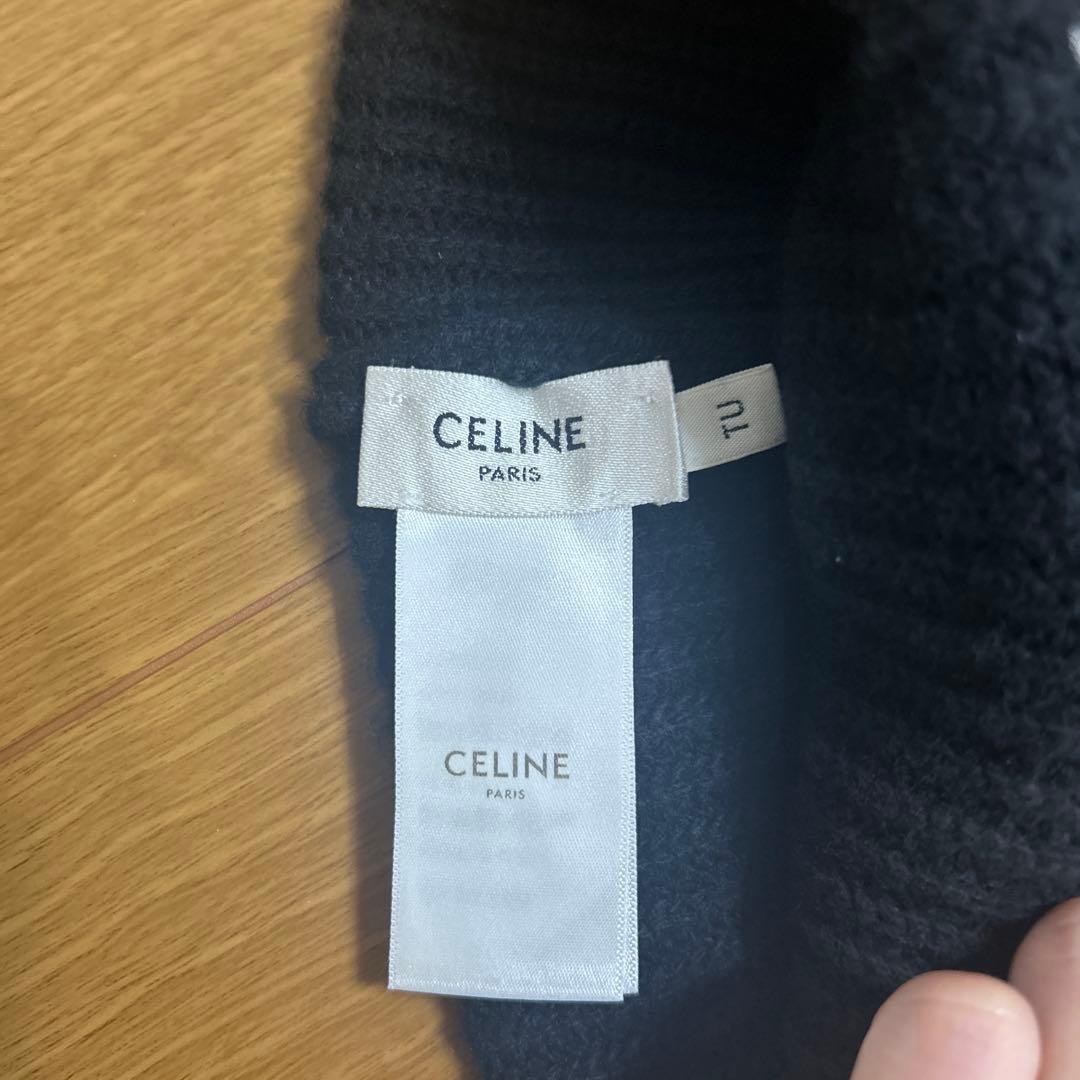 パ*ん様 CELINE ブラック ニット帽 71
