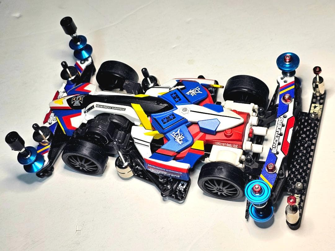 ミニ四駆 FMA完成品 (BMAXGP) 緑 マッハフレーム + おまけ