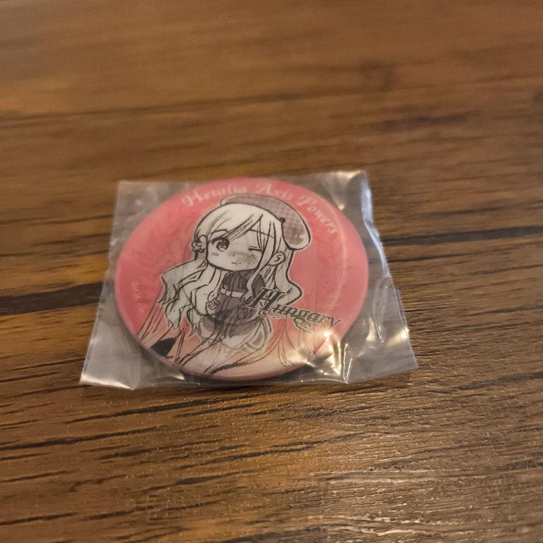ヘタリア　チェンジング缶バッジ　ハンガリー　愉快な仲間たちだよっ！