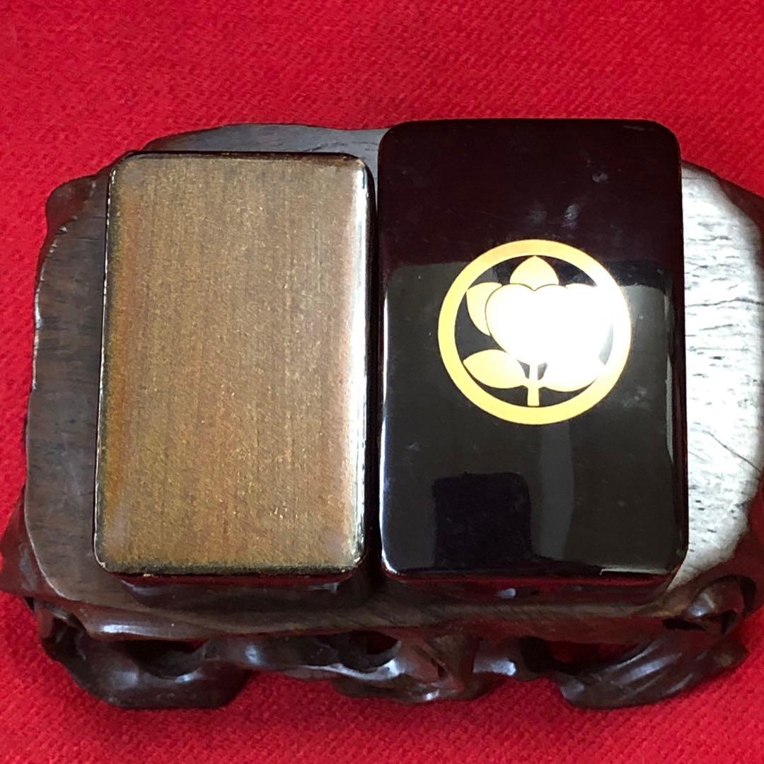 金蒔絵　箏爪箱　小物入れ箱　漆器　アンティーク　骨董品　インテリア