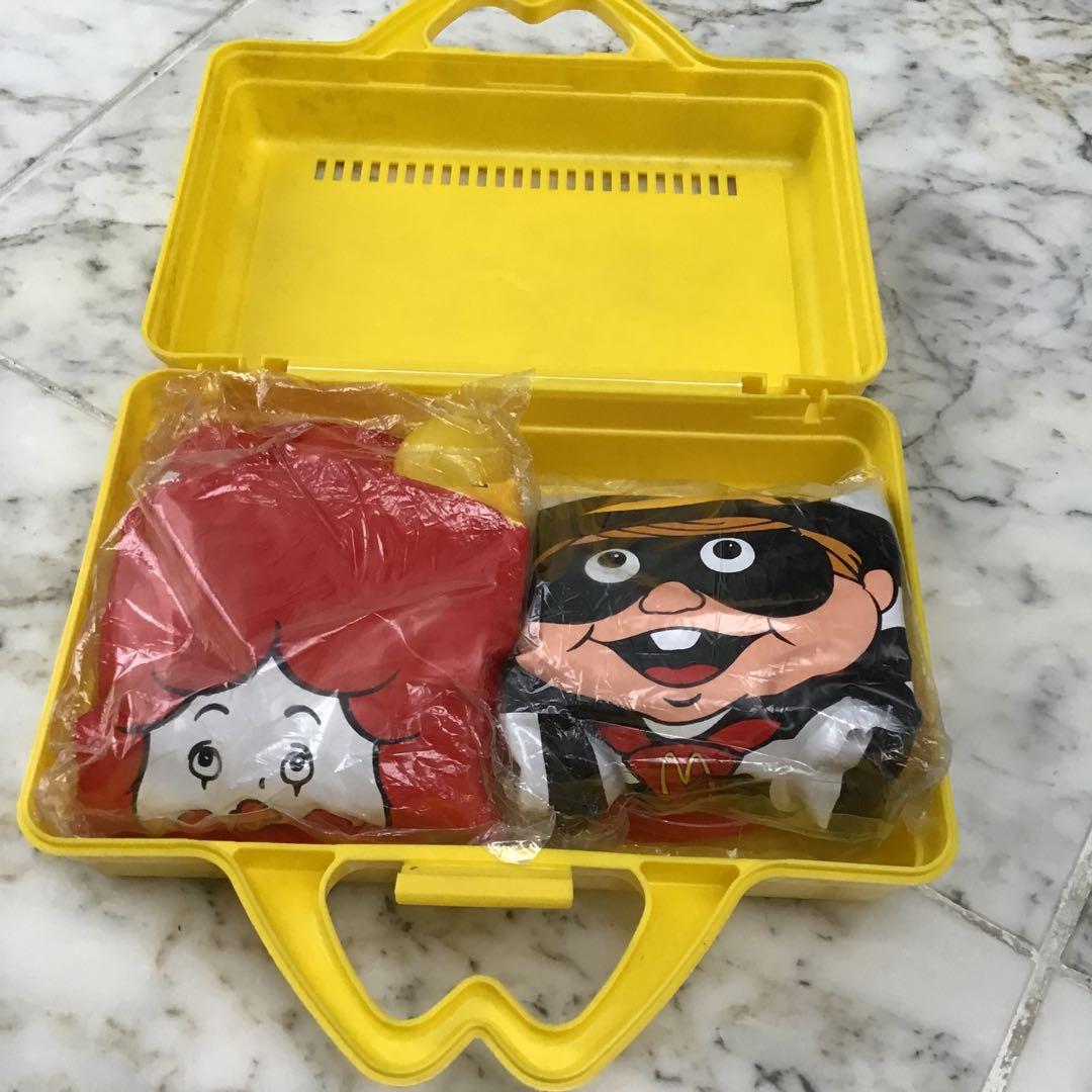 80～90s初期 マクドナルドミールトイ 空気人形 プラスチックケース