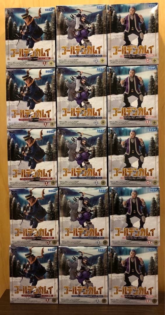 ゴールデンカムイ XrossLinkフィギュア 杉元佐一 アシㇼパ 白石由竹