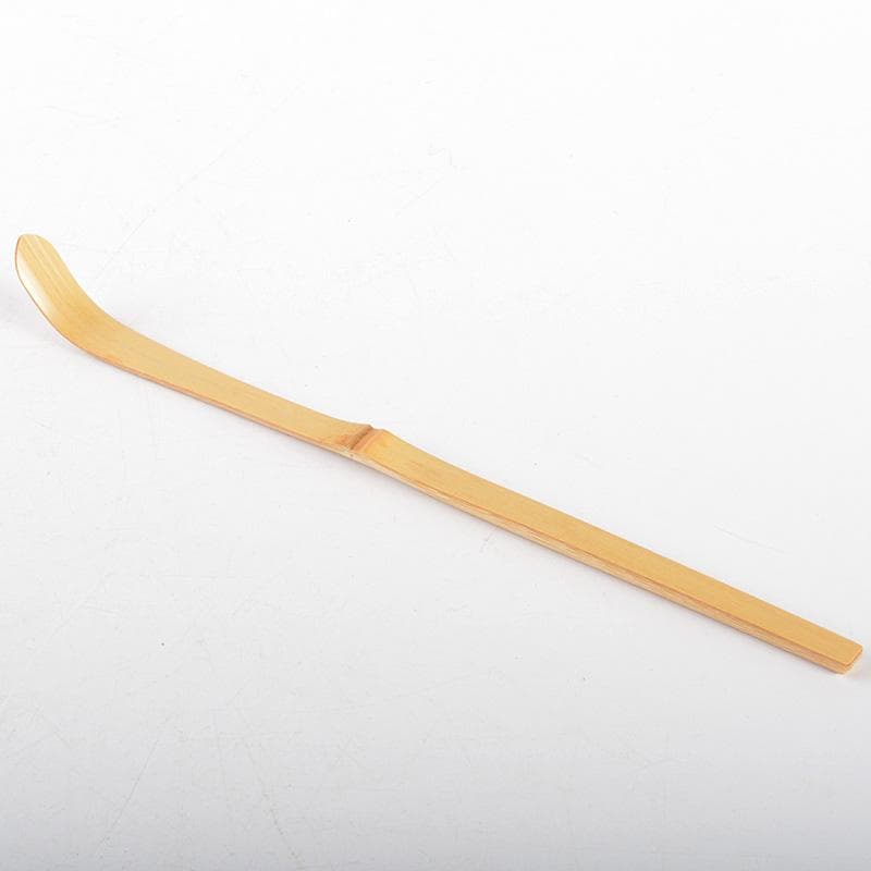 ますちゃん　十五代鵬雲斎　自作　茶杓　銘「岩清水」　共筒共箱　V　6313