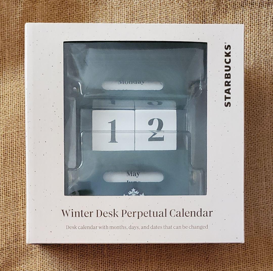 【新品未開封】STARBUCKS ウィンターデスク 万年カレンダー