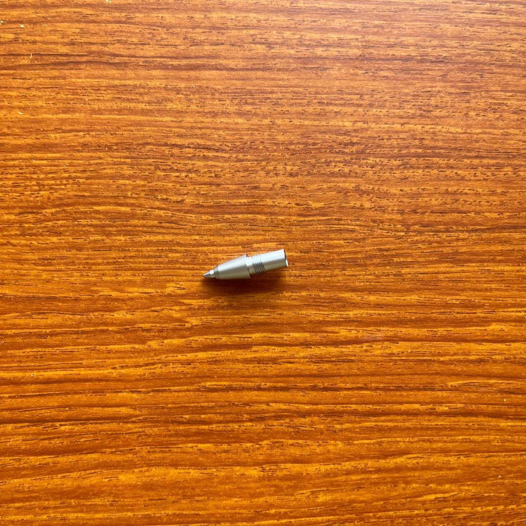 野原工芸　旧式　固定式口金　艶消しシルバー