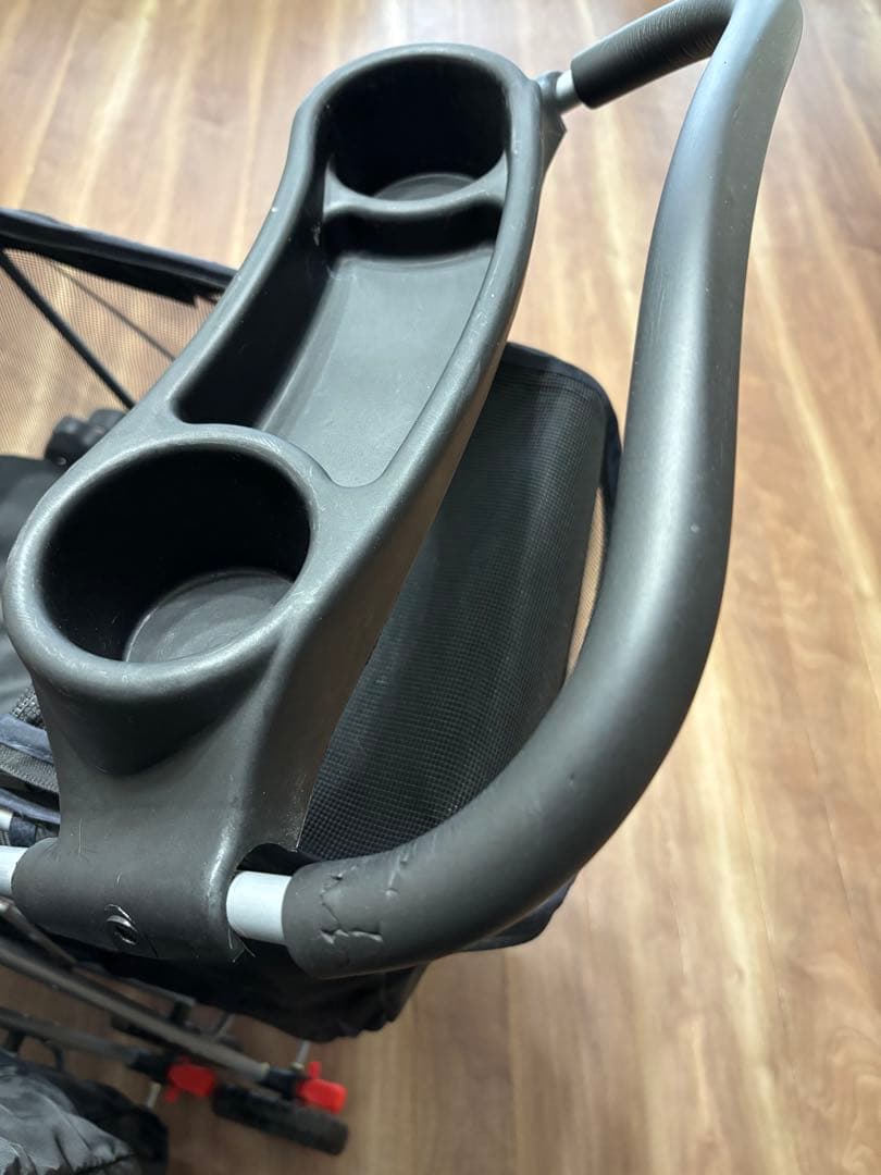 軽量ペットカート 1台 多頭飼い 折りたたみ式 黒　約120×80×51cm