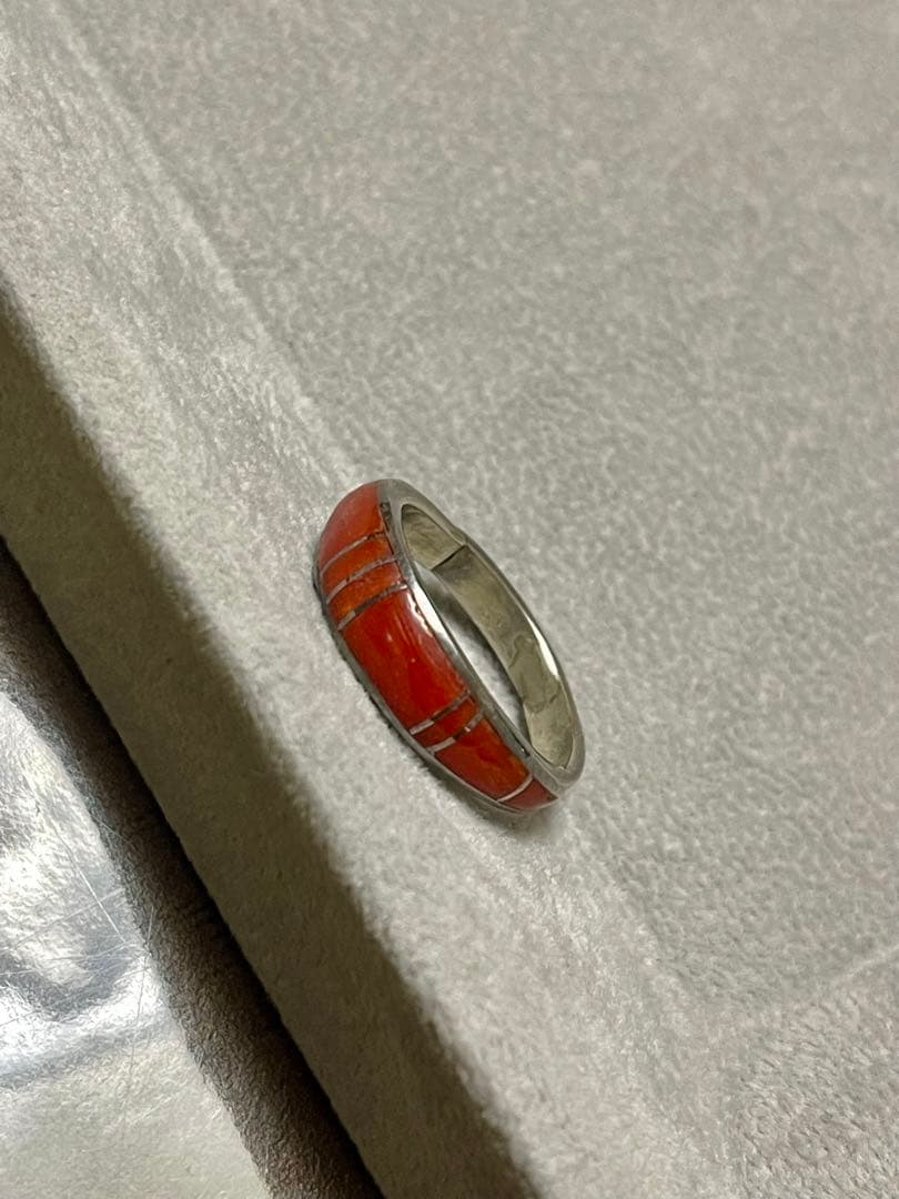 CHAVEZ 作者刻印 ナバホ ズニ族 インディアンジュエリー リング 指輪