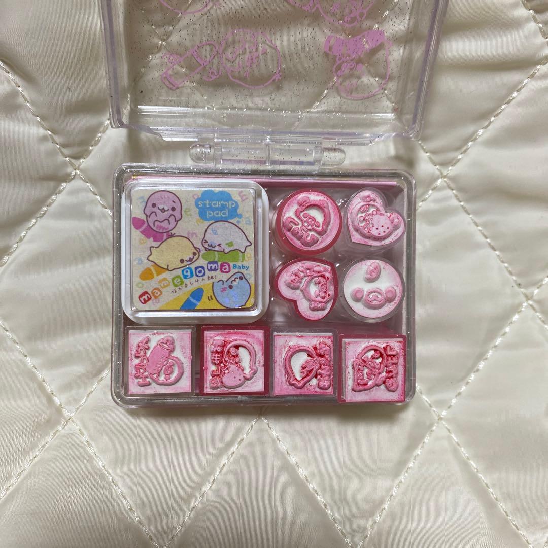 まめゴマ　mamegoma san-x サンエックス　平成レトロ　スタンプ