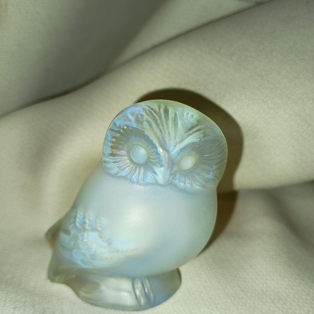 LALIQUEラリック　フロストガラス フクロウ 置物