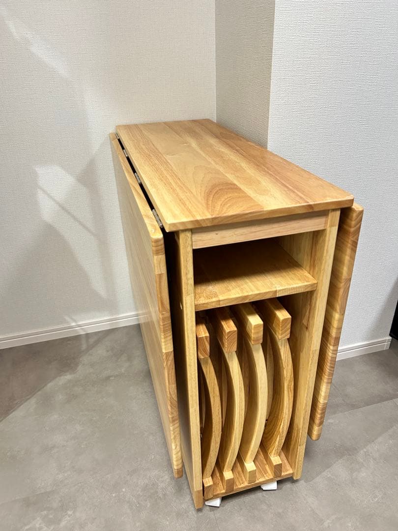 【izさま専用】LOWYAバタフライテーブル折りたたみダイニングテーブル