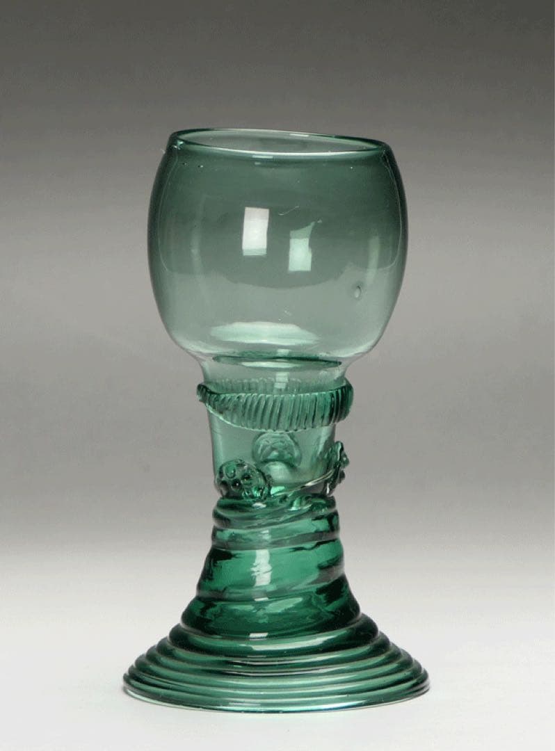 【レーマー杯　ヴァルトグラス】 ドイツ森林ガラス　民藝硝子