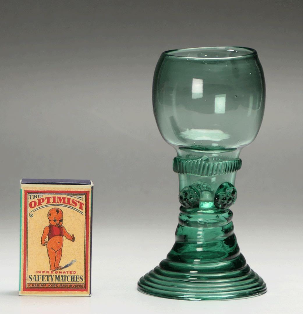 【レーマー杯　ヴァルトグラス】 ドイツ森林ガラス　民藝硝子