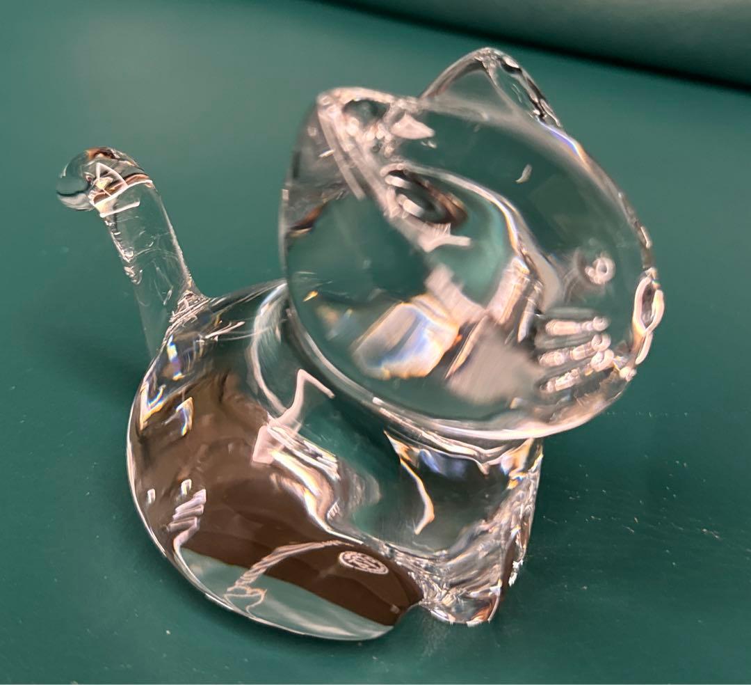 【新品】バカラ　ミニマルズキャット　猫　ネコ　ねこ置物　オブジェ