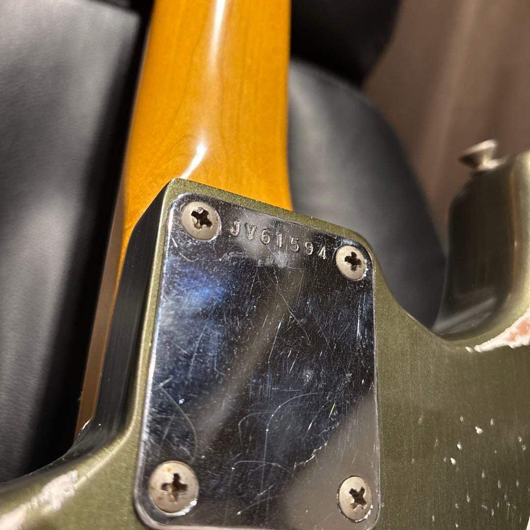1980年代　Squier Stratocaster JVシリアル