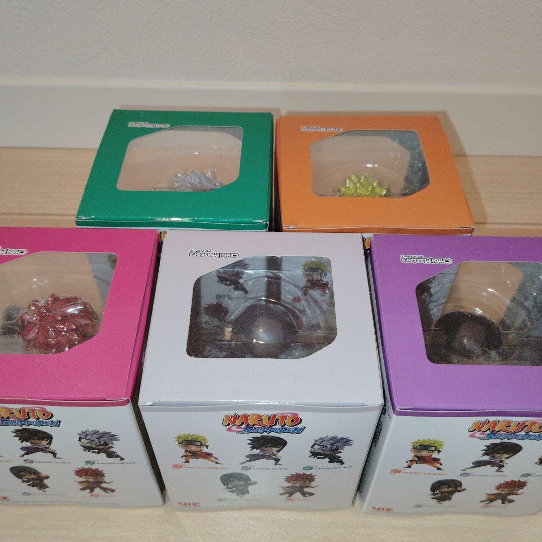 NARUTO -ナルト- 疾風伝 ちびマスターズ 5体 ナルト サスケ 他