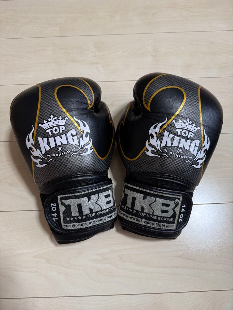 【バッグ付き】TOPKING グローブ レガース セット Mサイズ