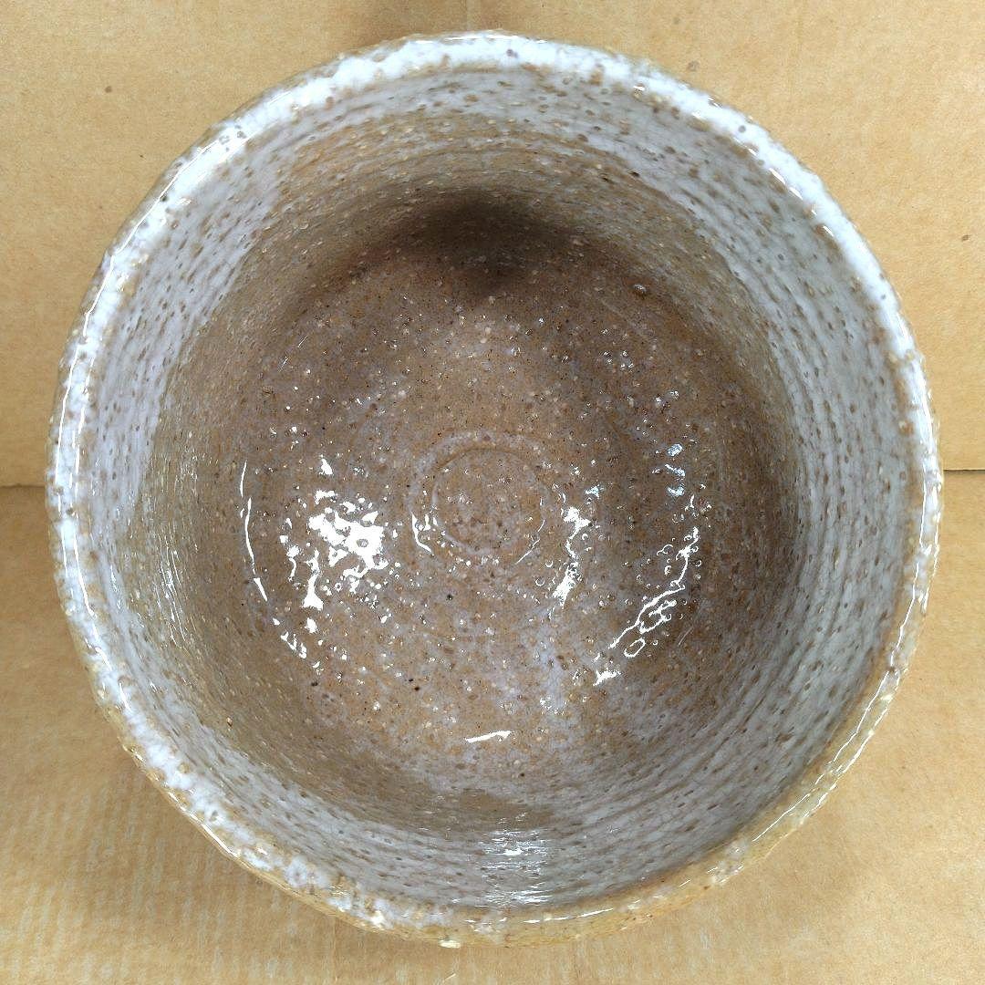 十代三輪休雪 萩茶碗 裏千家十五代鵬雲斎書付共箱 栞 萩焼 無傷美品 三輪休和