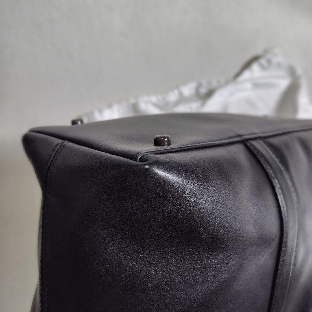 美品　コーチ　2way　トートバッグ　メトロポリタン　バイカラー　革　55564