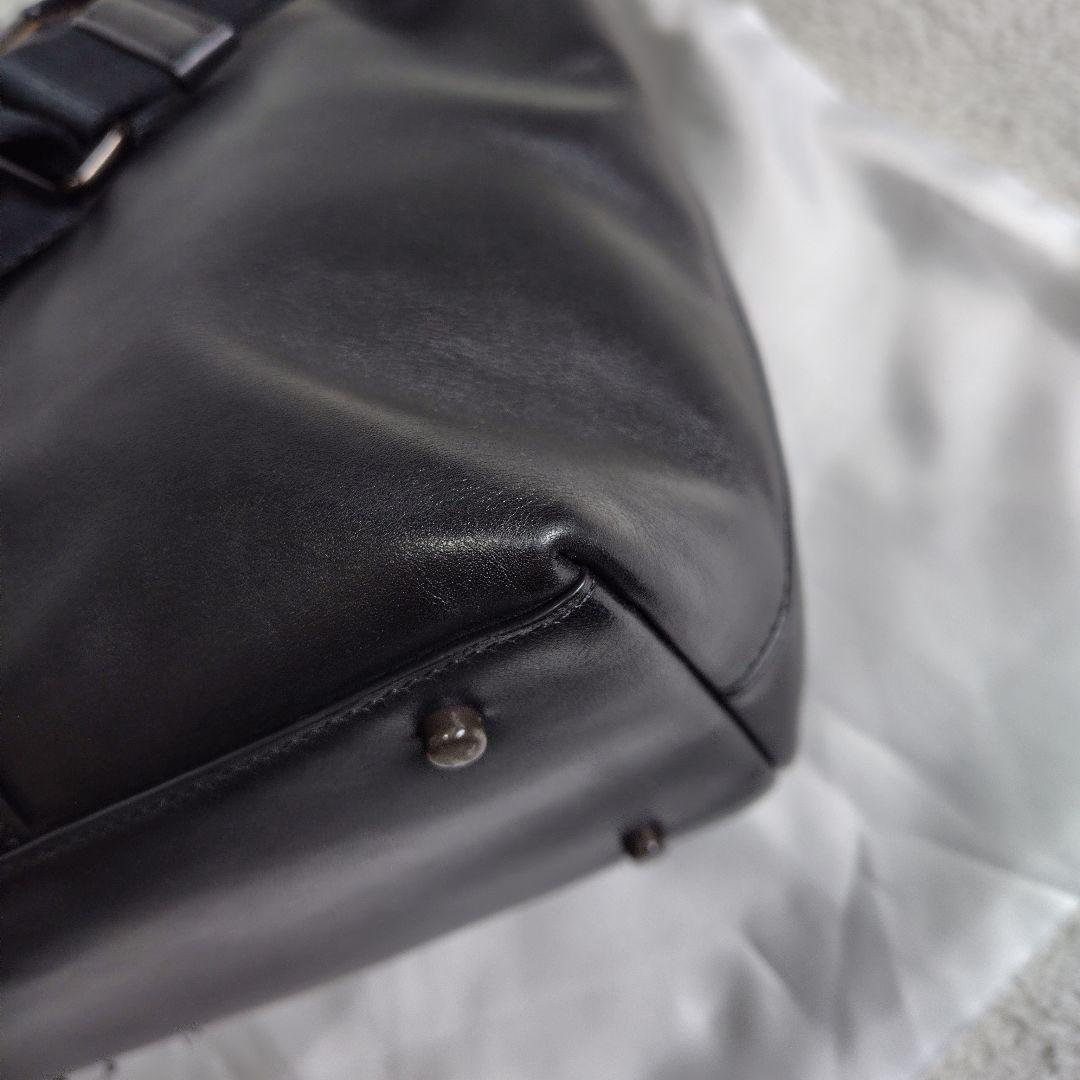 美品　コーチ　2way　トートバッグ　メトロポリタン　バイカラー　革　55564