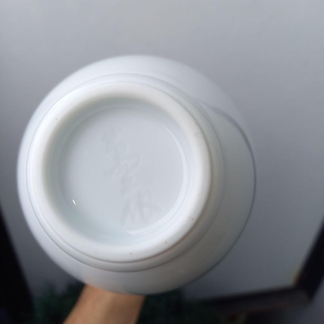 の*り様 井上萬二　百合　花　花瓶　壺　緑　茶器