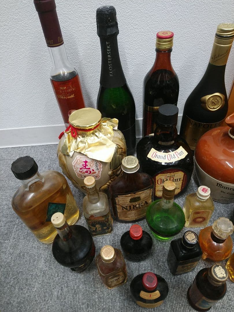 古酒　まとめ売り　ウイスキー　ブランデー　ミニボトル　洋酒