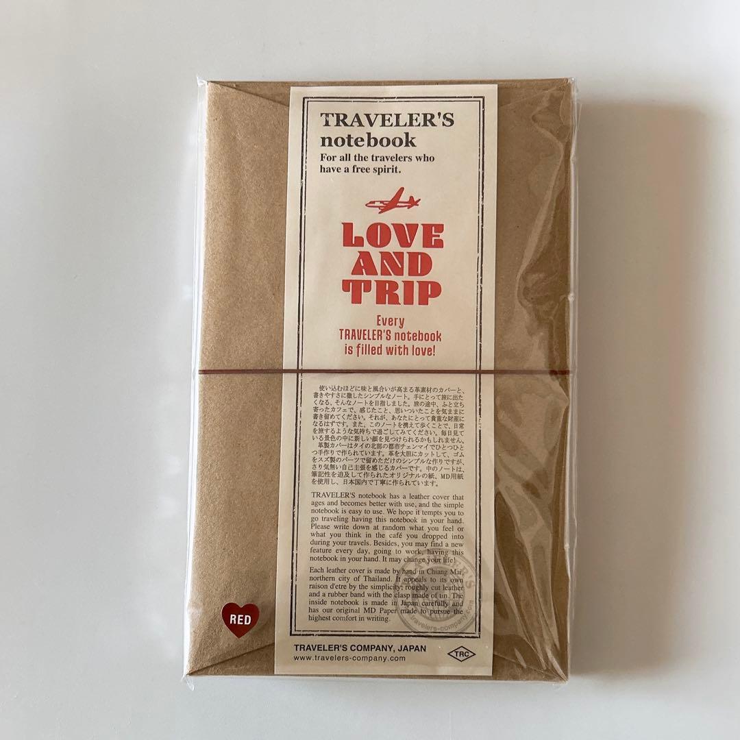 未開封　トラベラーズノート LOVE AND TRIP レギュラーサイズ