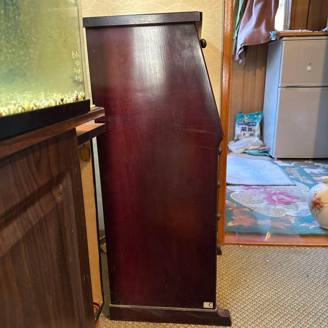 ダークブラウン木製キャビネット＊アンティーク