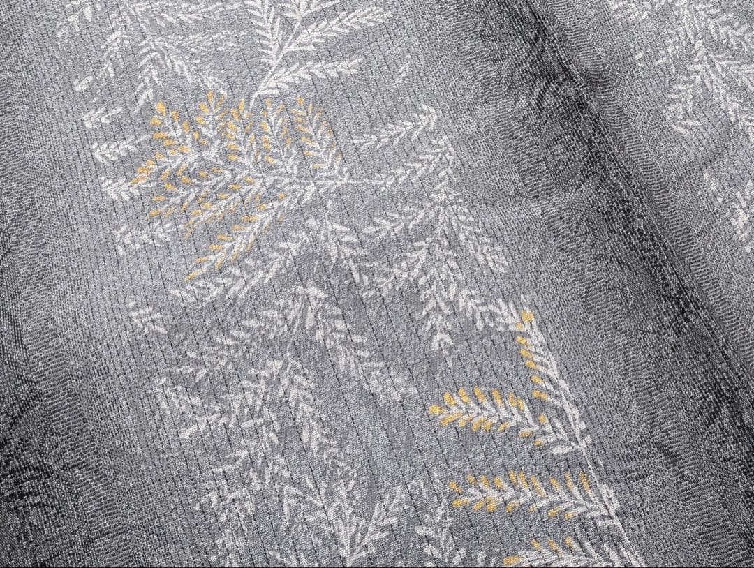 yukafuji00K0964 粋 金彩 近年のお品 お召 正絹 付下小紋