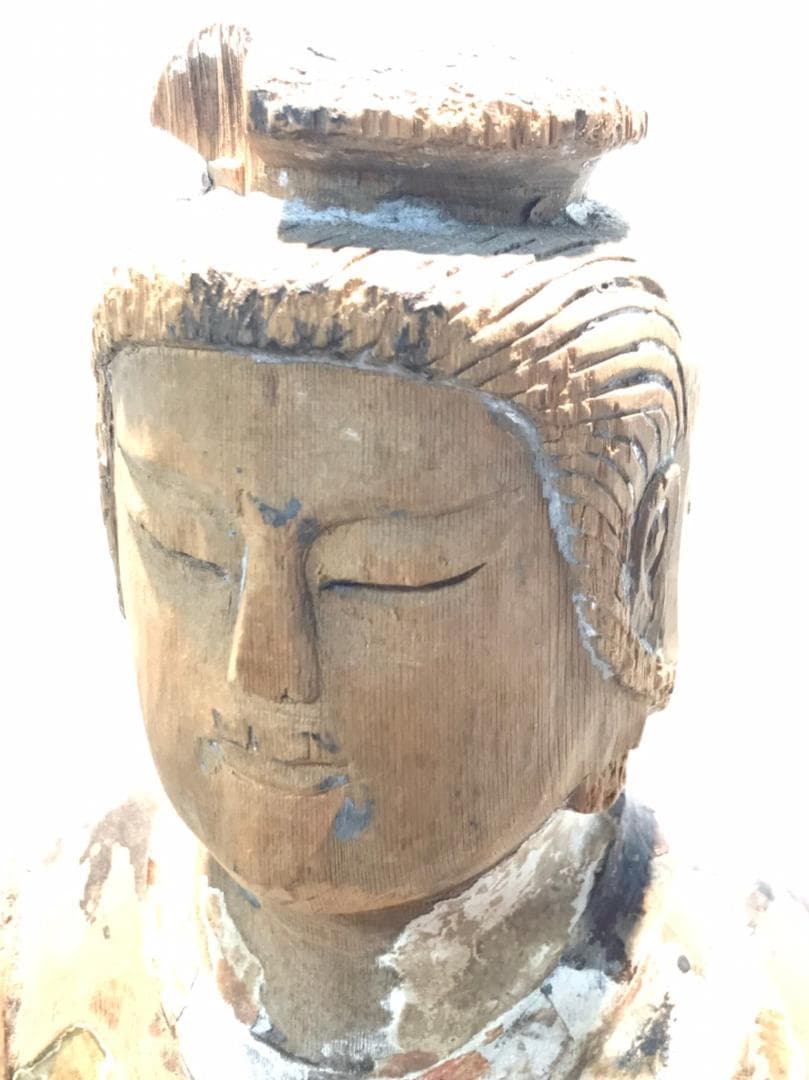 木作り　立像　仏像　太子様