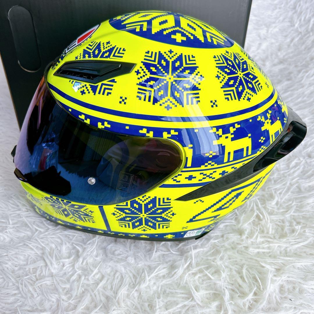 美品　AGV ヘルメット K1 Sサイズ55～56cm イエロー