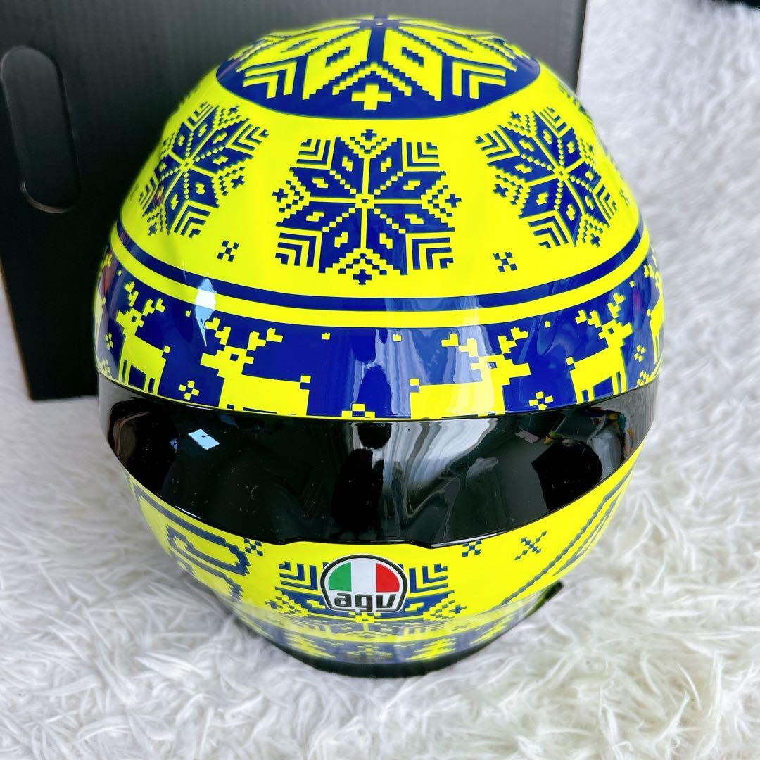 美品　AGV ヘルメット K1 Sサイズ55～56cm イエロー