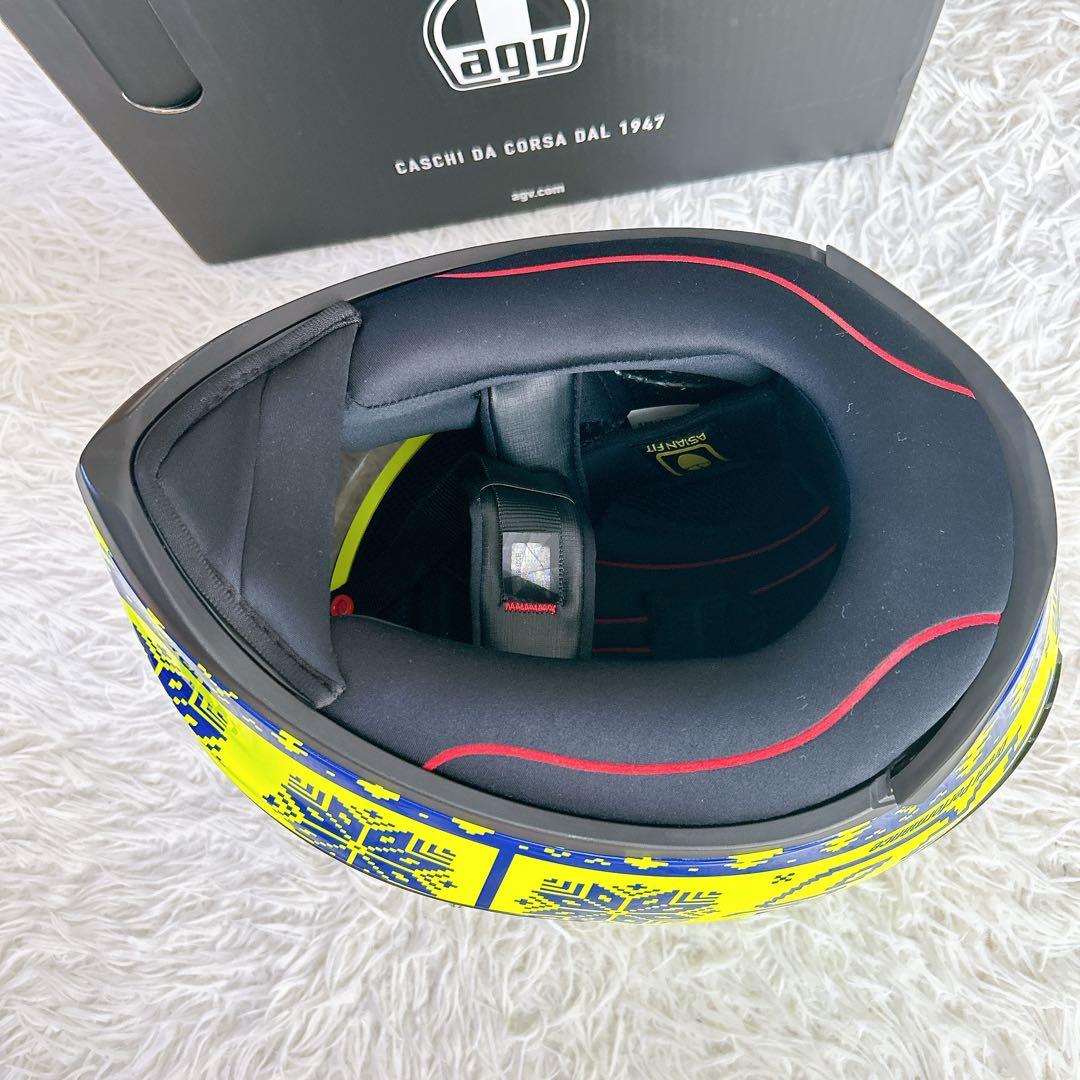 美品　AGV ヘルメット K1 Sサイズ55～56cm イエロー