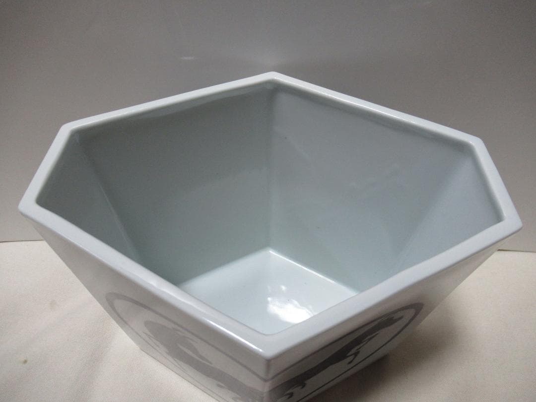 茶道　平安　景雲造　菱馬　水指　共箱