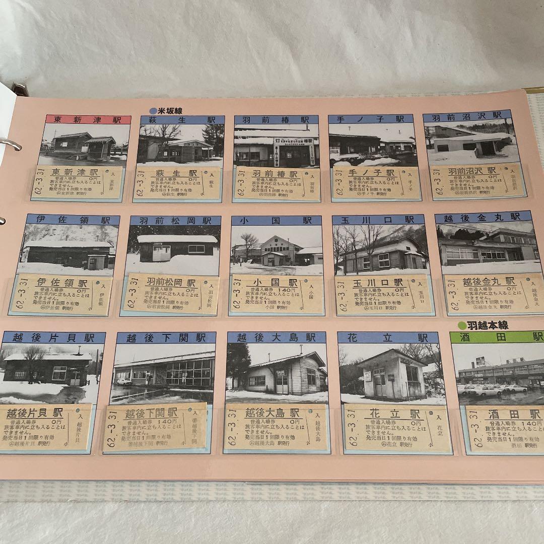 新鉄局の停車場　入場券コレクション