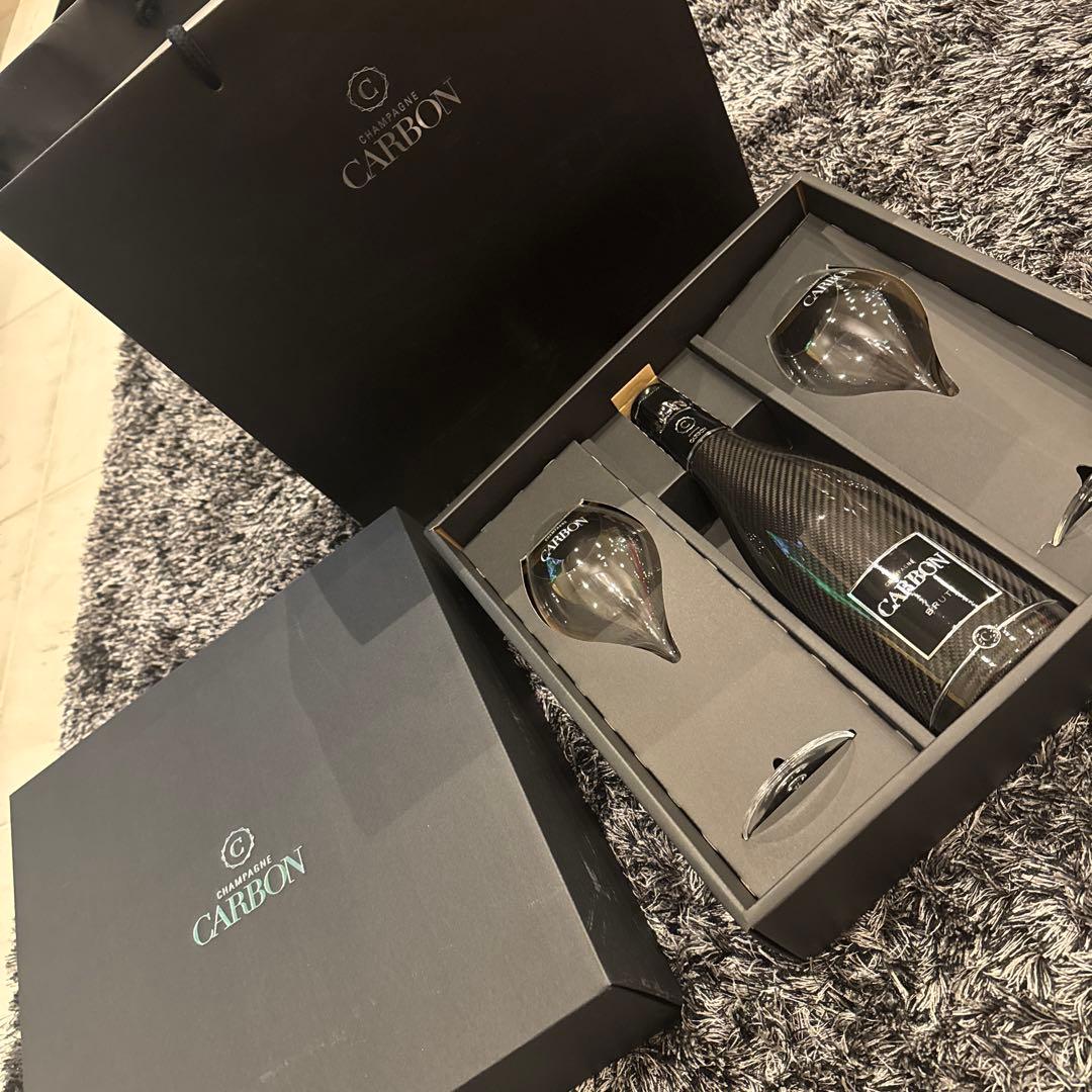 カーボン　ブリュット シャンパーニュ 公式グラスセット　750ml シャンパン