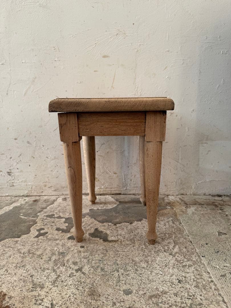 年末・年始SALE サイドテーブル スツール　ディスプレイ台　剥離　no2