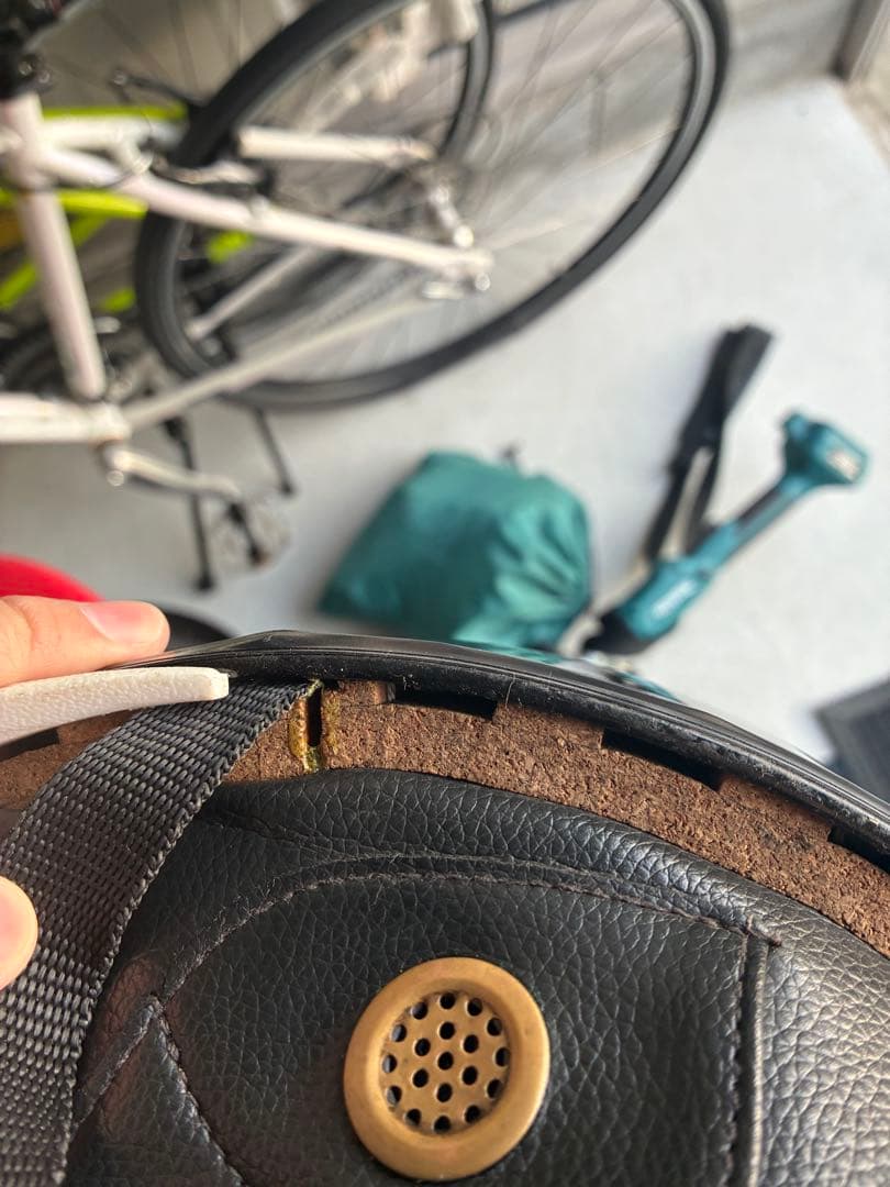 三つボタン　コルク半　ヘルメット　立花風